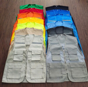 Áo Gile Kỹ Sư Vải Kaki 65/35 Cao Cấp